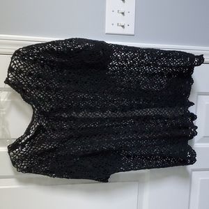Black Crochet Jacket